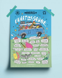  Immergut Festival Poster Illustration